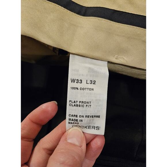 Dockers Flat Front Classic Fit NWOT Mens Pants Slacks - Picture 7 of 7